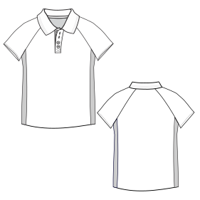 Patron ropa, Fashion sewing pattern, molde confeccion, patronesymoldes.com Polo 8010 BABIES T-Shirts